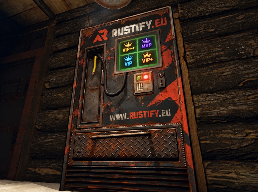Rustify vending machine